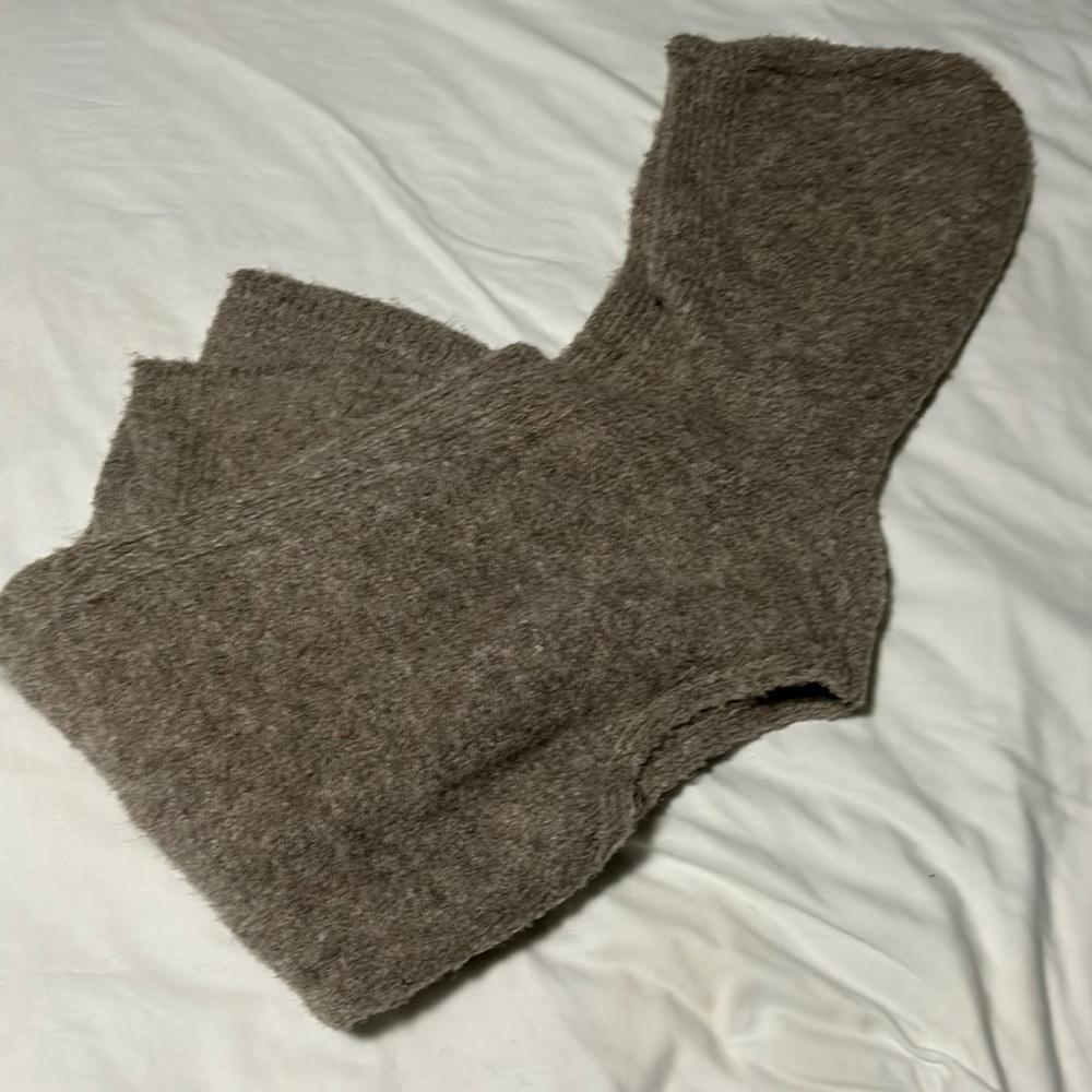 Look, by M New York. Looong Sweater Vest w hood.